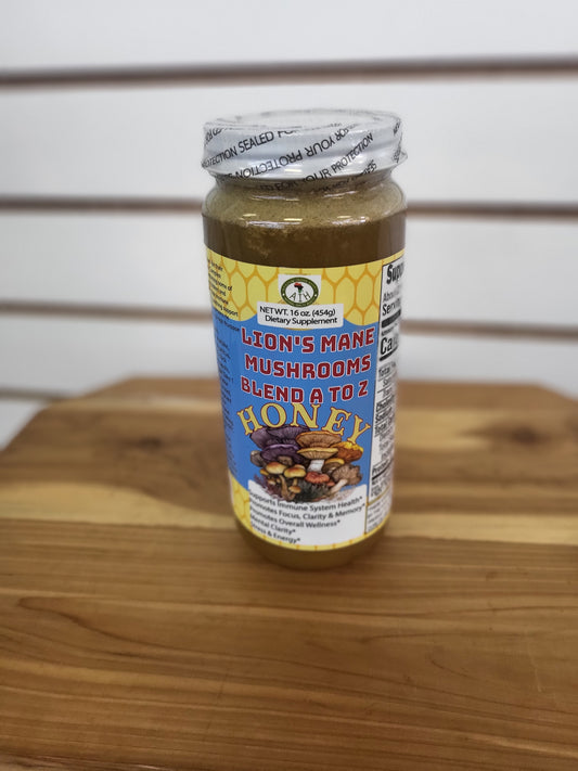 Lion’s Mane Mushroom Blend Honey